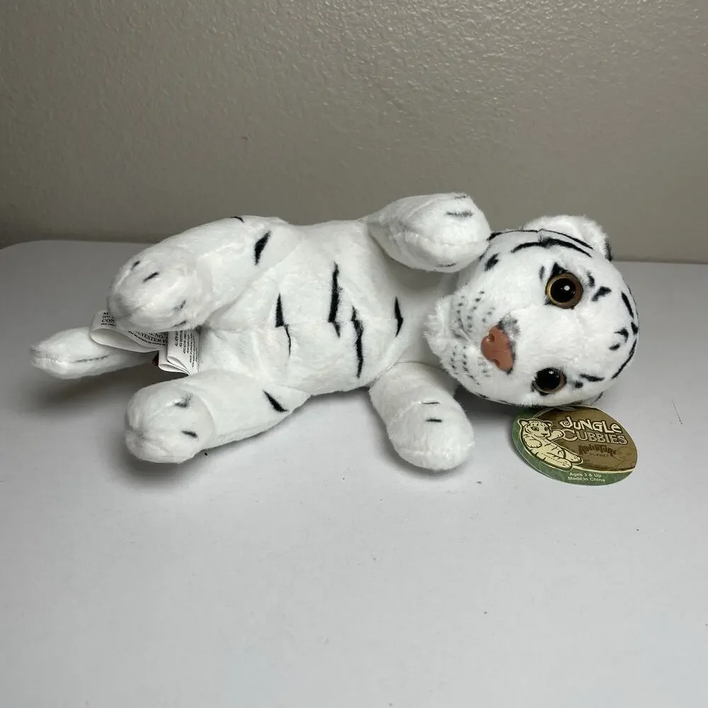 Adventure Planet Plush Jungle Cubbies White Tiger Baby 8